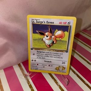 Eevee Pokemon Card